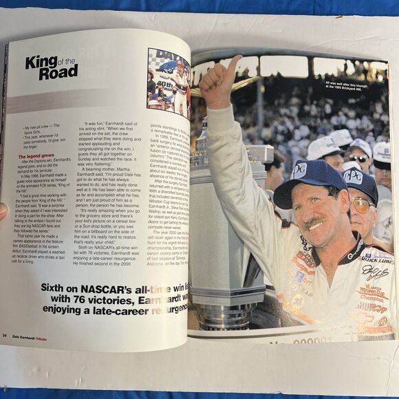 Dale Earnhardt Remembering the Intimidator by Triumph 2001 Paperback Book - Picture 5 of 8